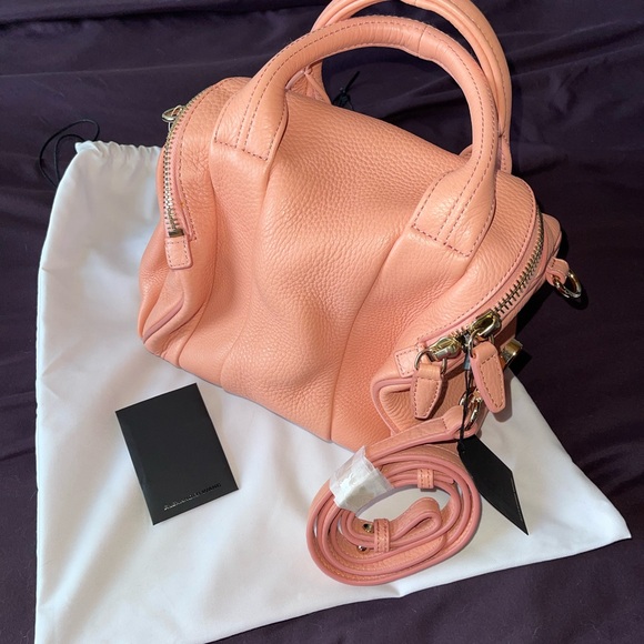 Alexander Wang Studded Pink Leather Crossbody Bag - Picture 10 of 17